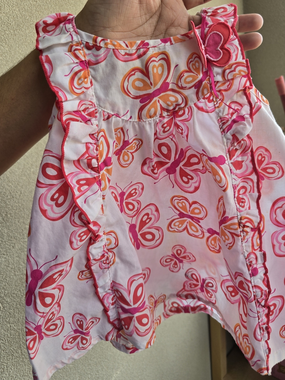 Vintg Sesame Street Pink  Butterfly Dress